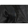 RTX Full Black Supersport Leather Motorbike Biker Jacket